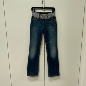 Robert Cavalli Jewelled Blue Jeans